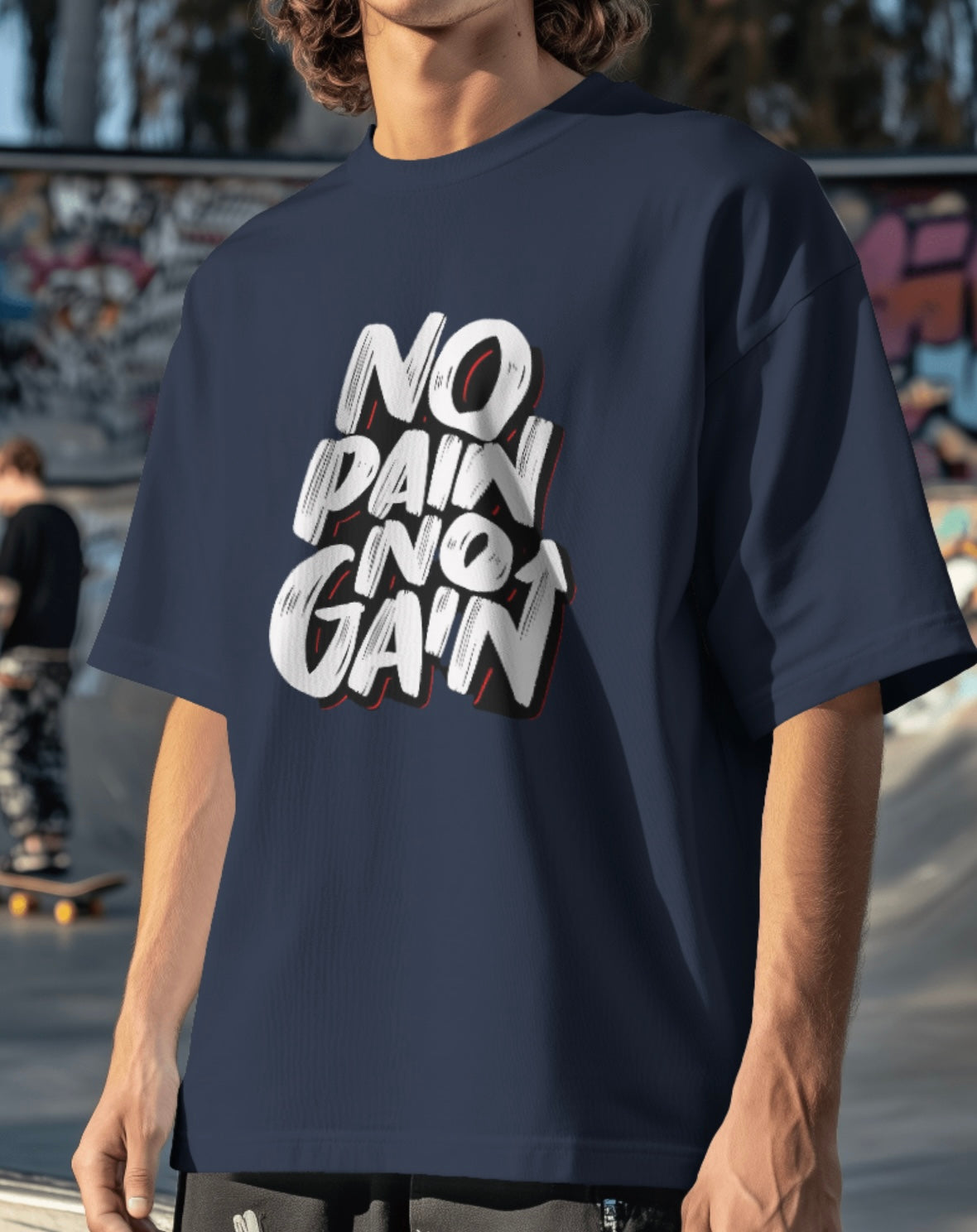 Grind Now, Shine Later oversized T-shirt