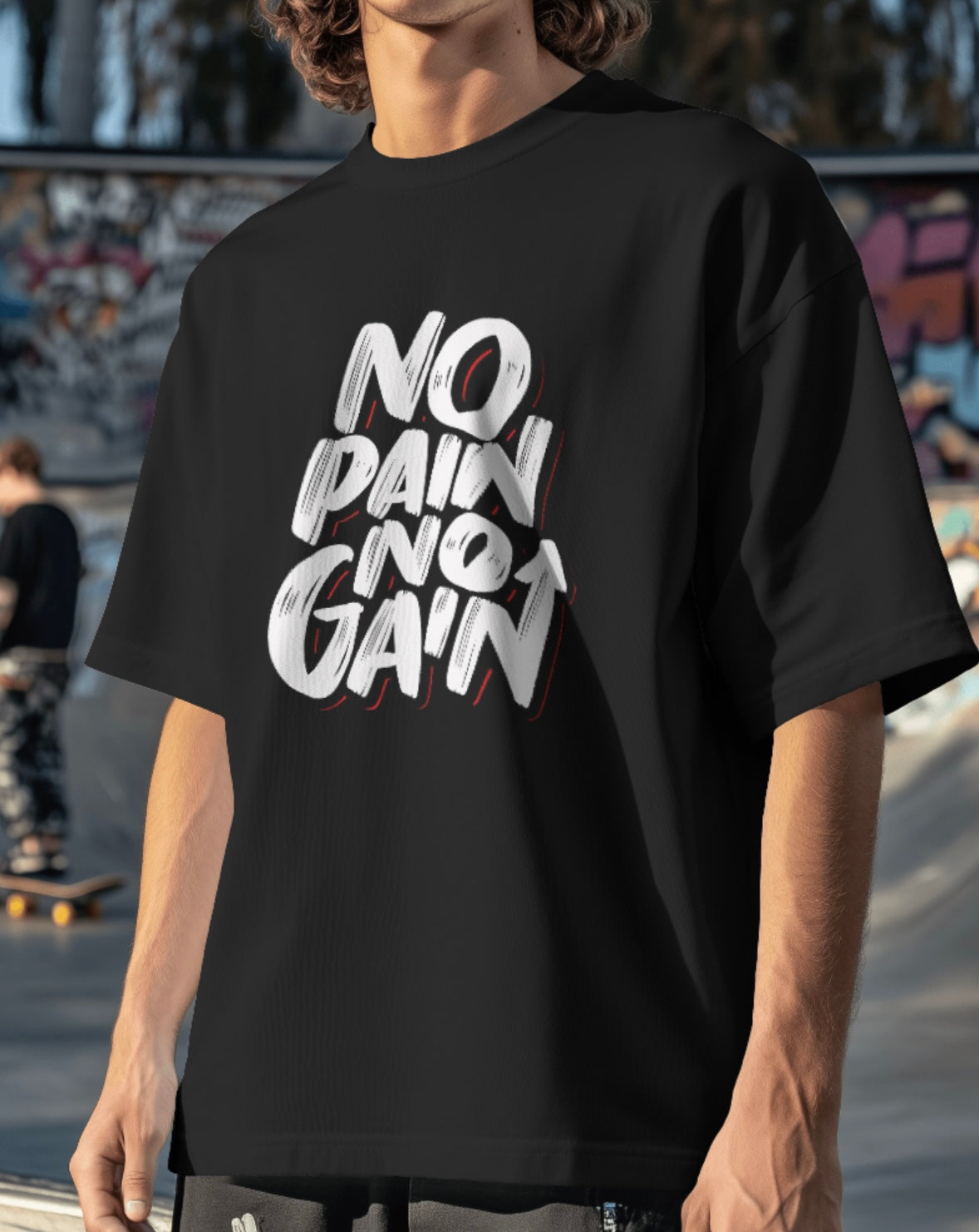 Grind Now, Shine Later oversized T-shirt