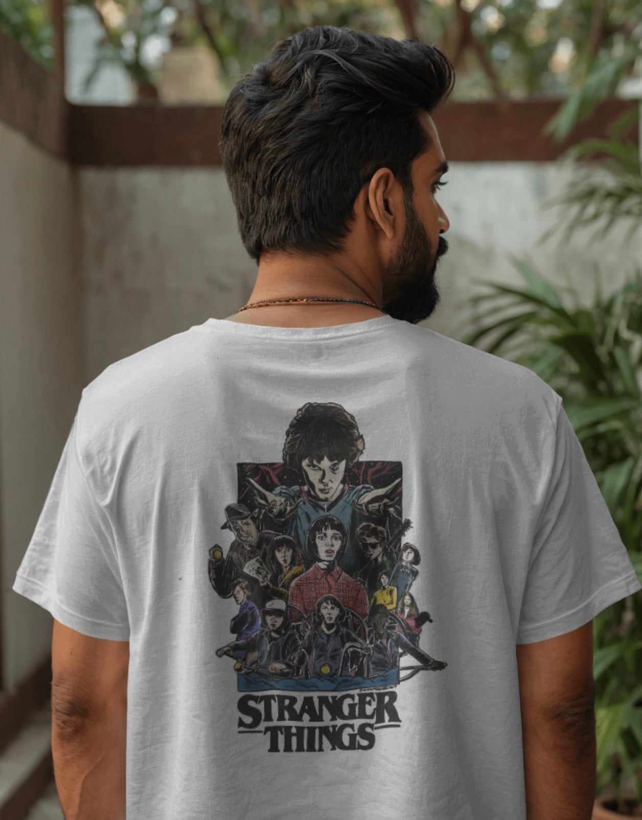 Stranger things x Rockz oversized T-shirt