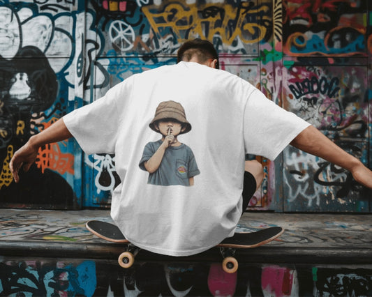 Always peace in silence-oversized t-shirt